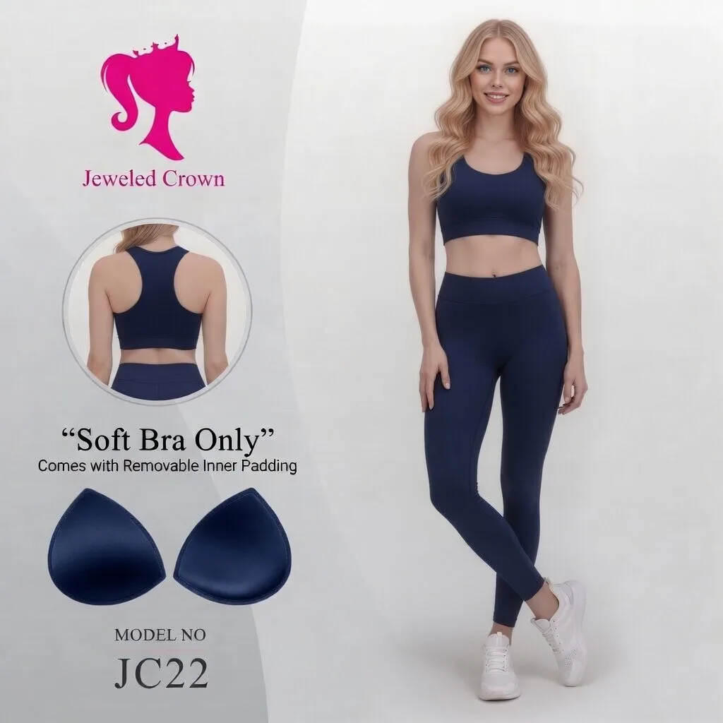 Soft Bra X - with Removable Padding Navy blue