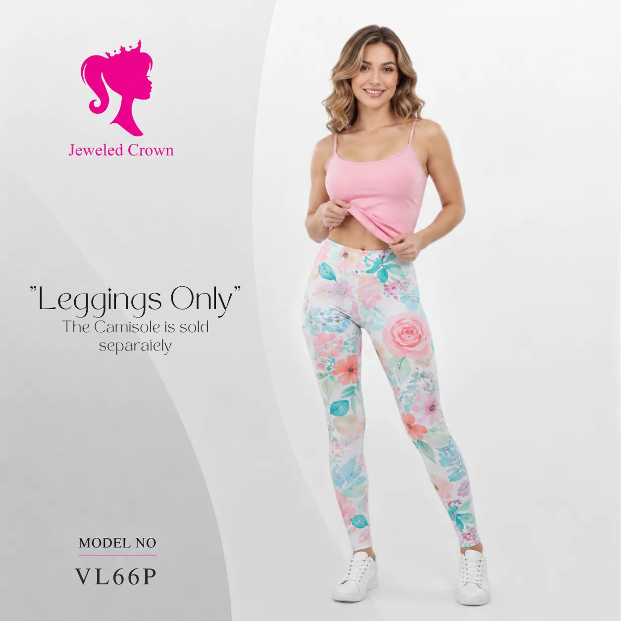 Printed Leggings White