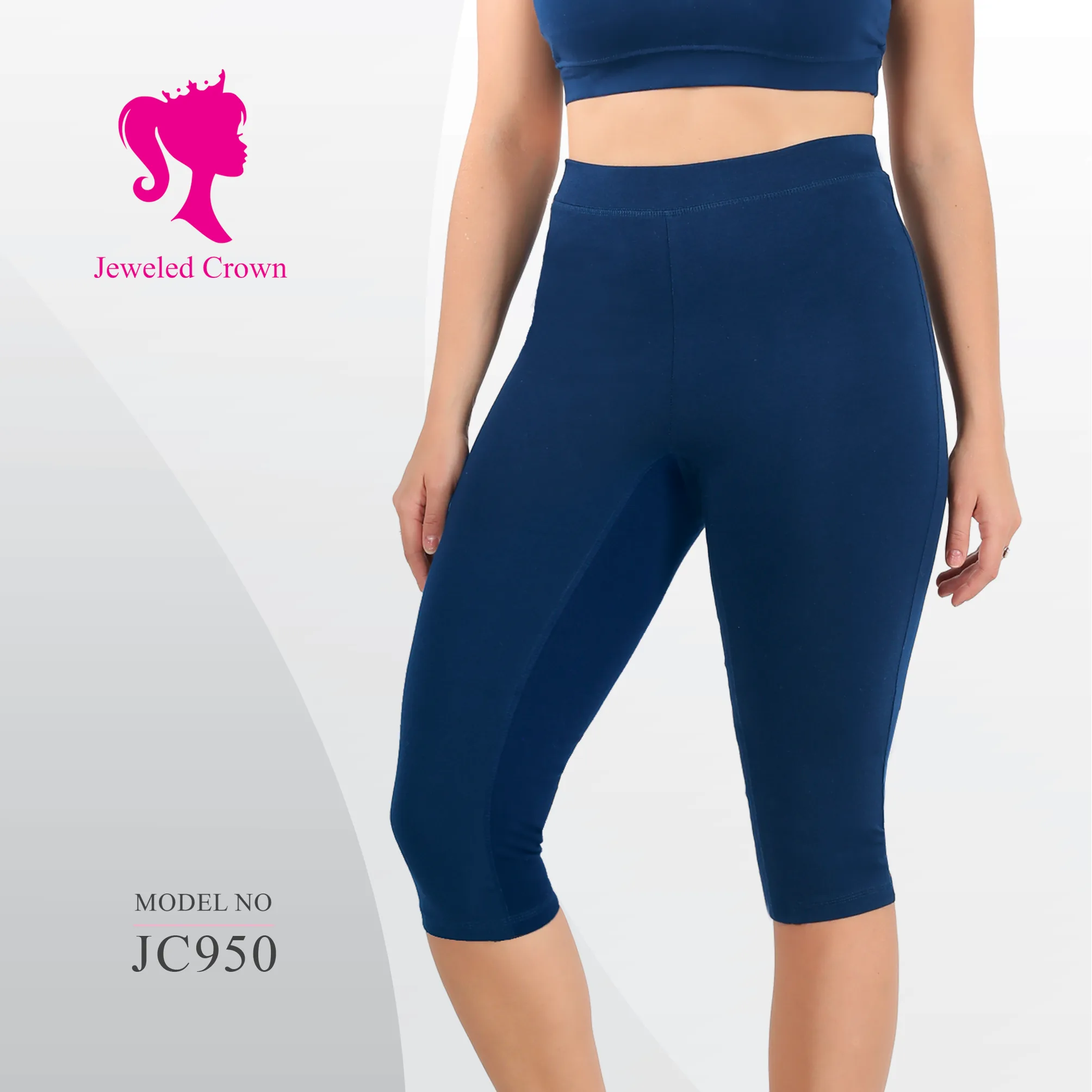 Legging double gusset Navy blue